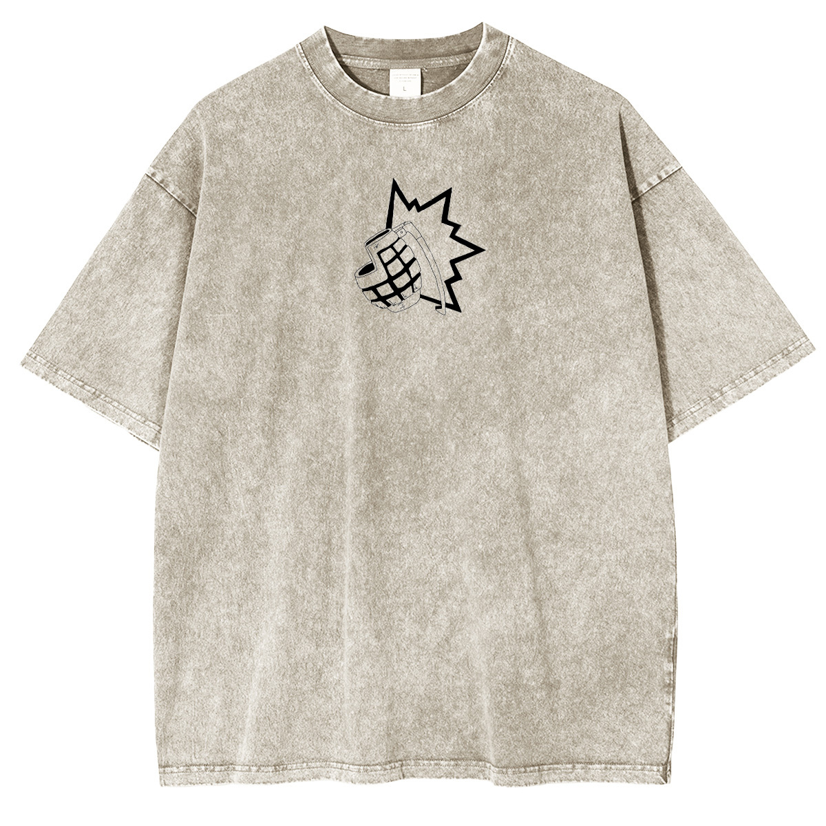 Katsuki Bakugo My Hero Academia Anime Double Retro Washed T-Shirt