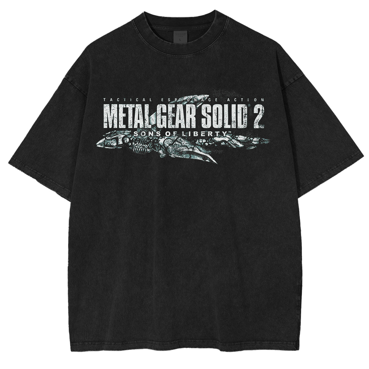 Metal Gear Solid 2 Washed T-shirt