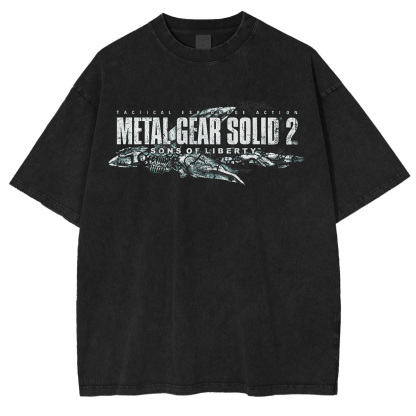 Metal Gear Solid 2 Washed T-shirt
