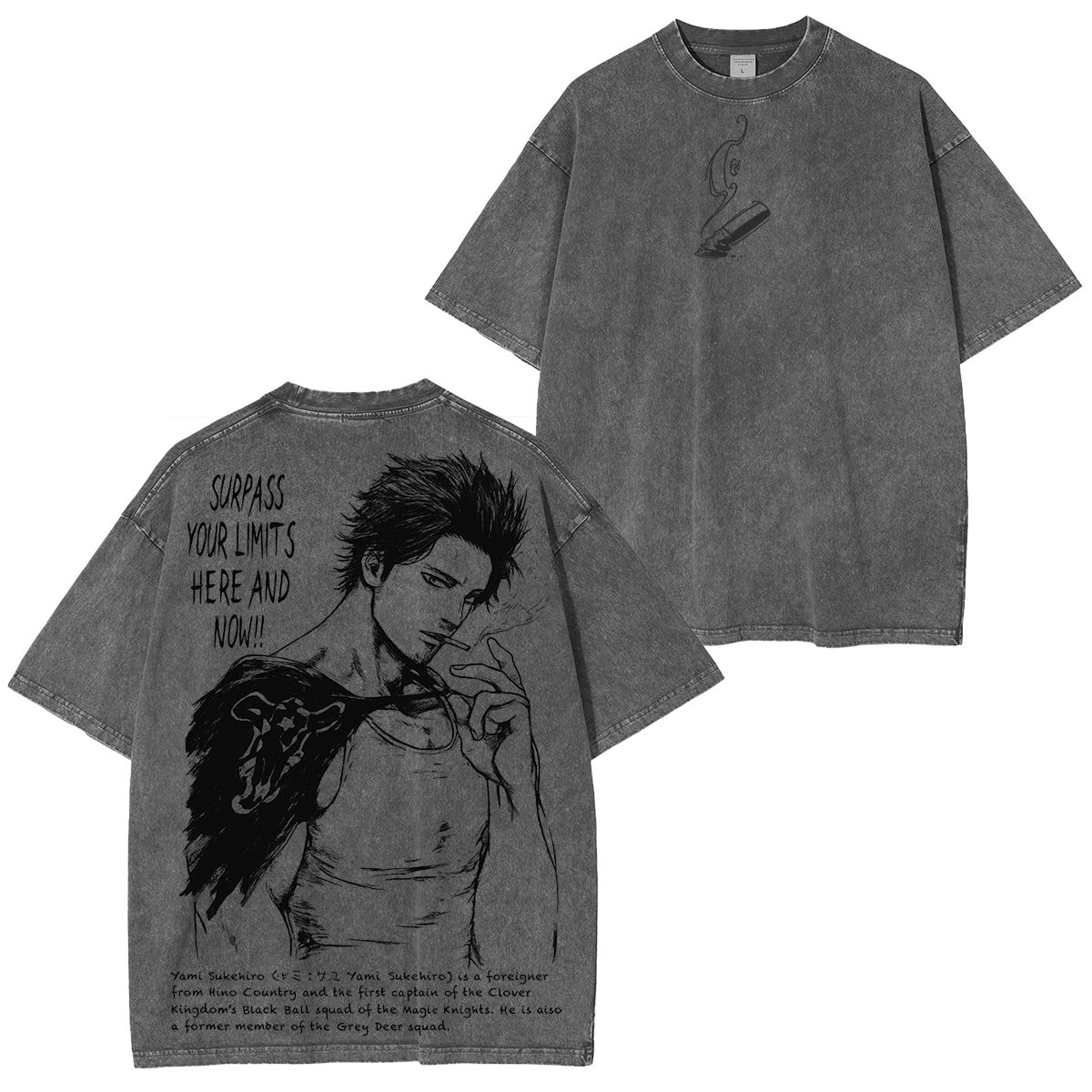 Yamisukehiro Black Clover Anime T-Shirt