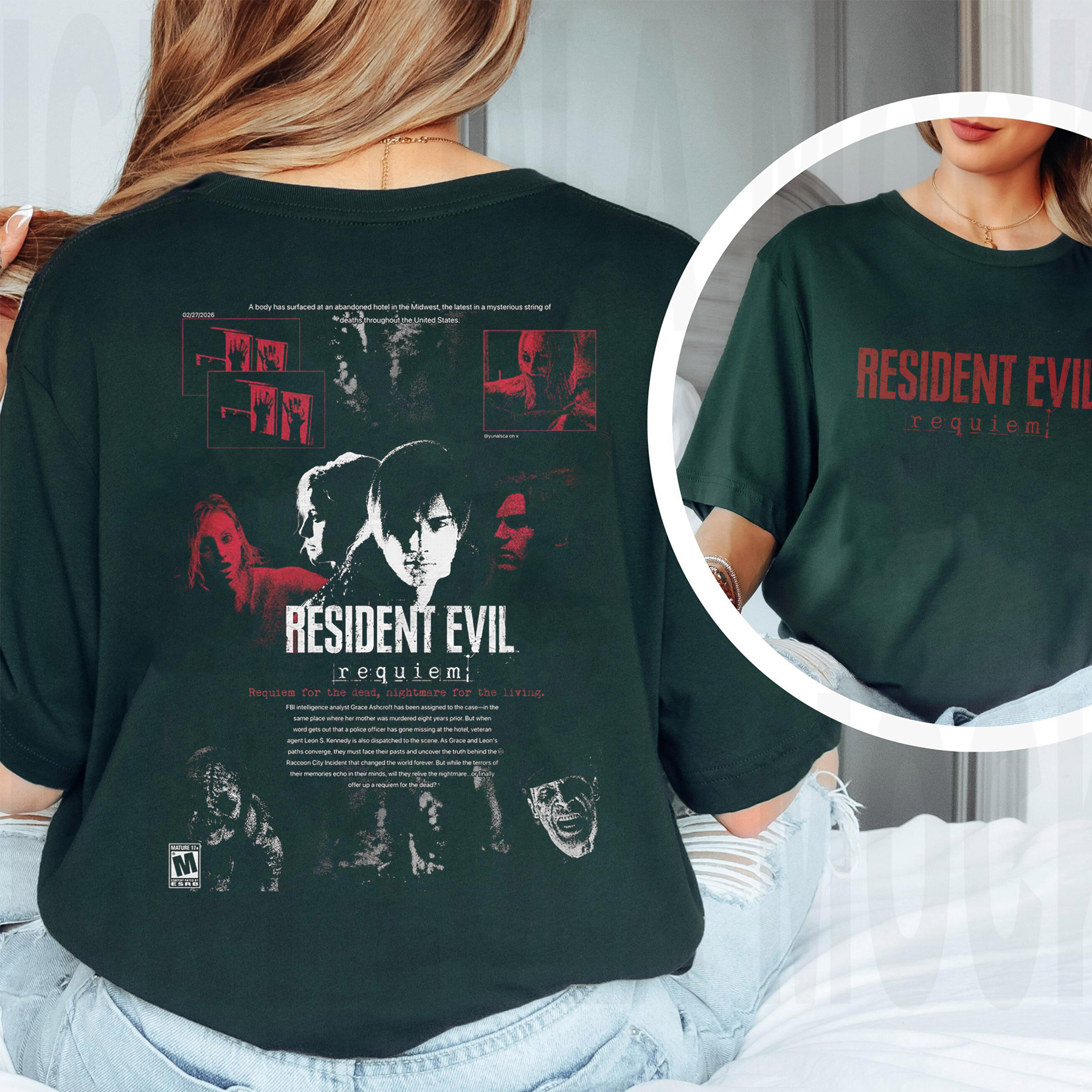 Resident Evil 9 Requiem Oversized T-shirt/Crewneck/Hoodie