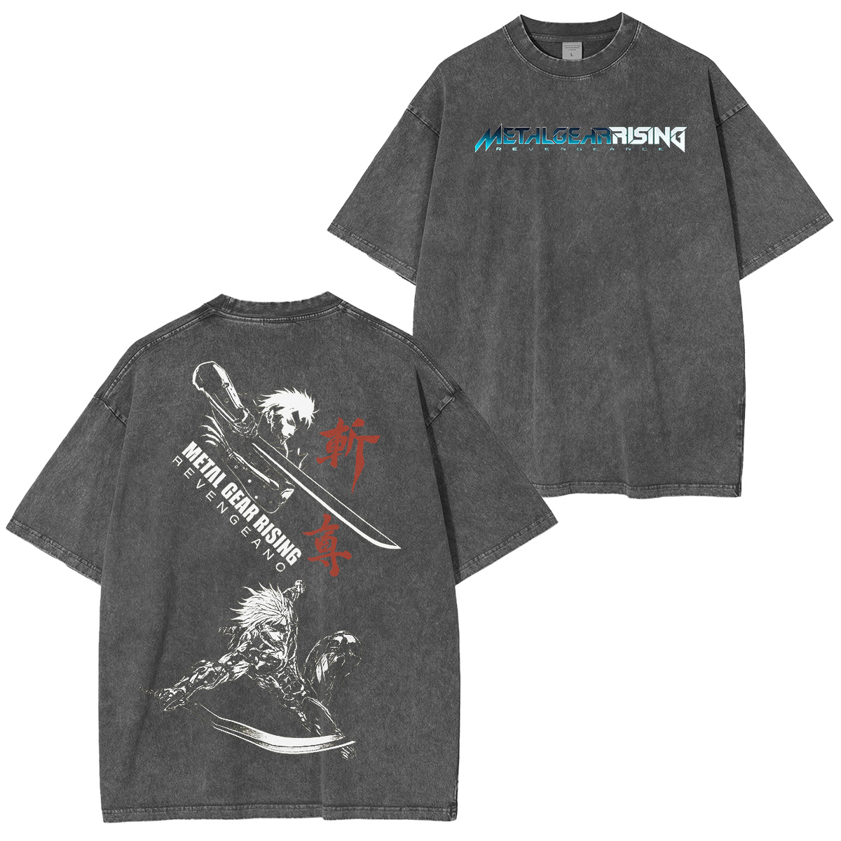 Metal Gear Rising Raiden Washed Unisex T-Shirt