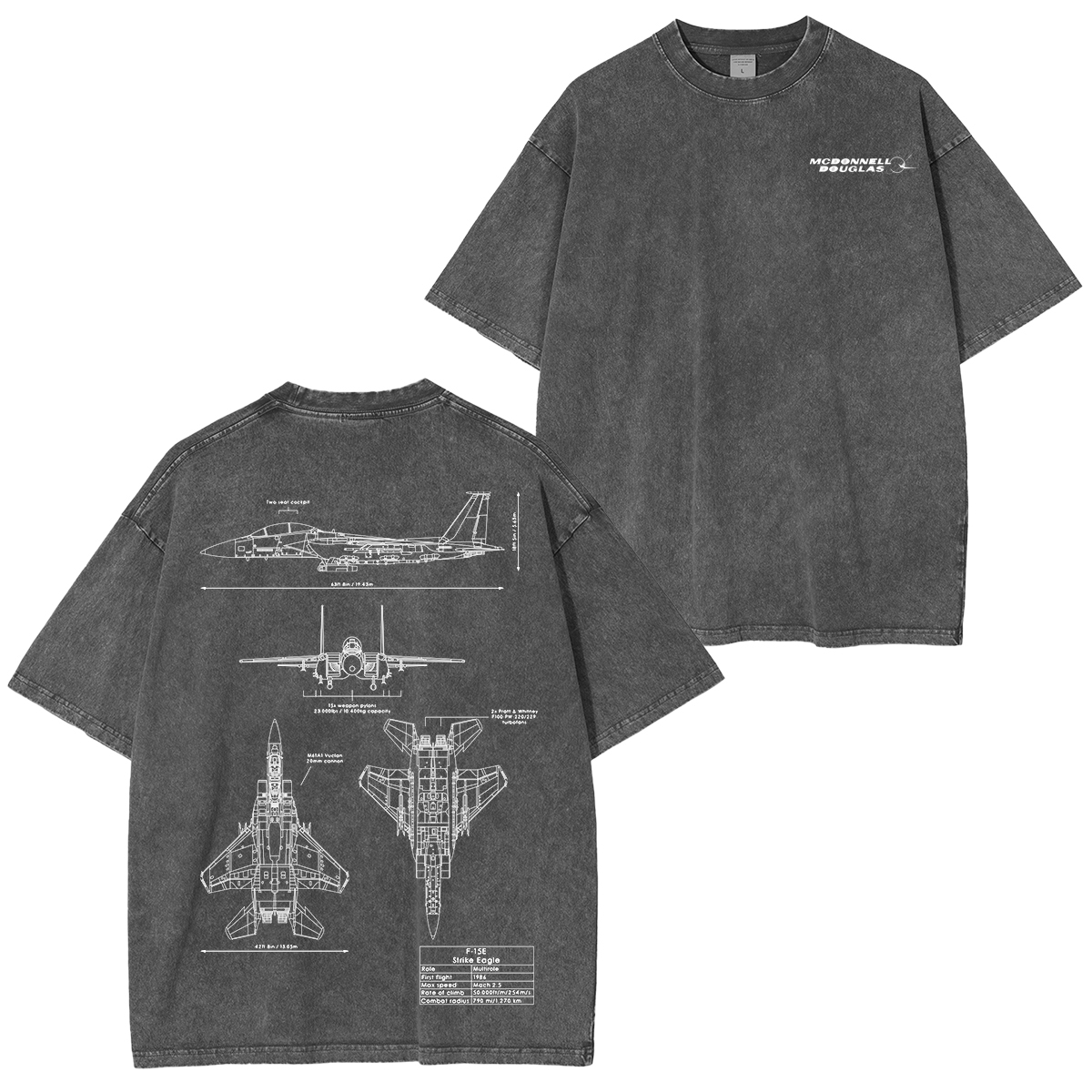 F-15 Strike Eagle Is Sick Vintage Washed T-shirt/Crewneck/Hoodie
