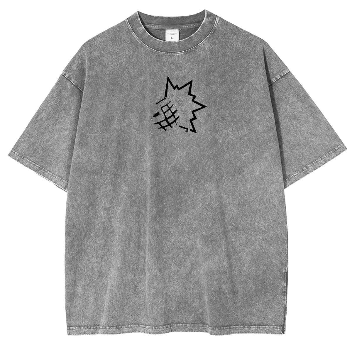 Katsuki Bakugo My Hero Academia Anime Double Retro Washed T-Shirt