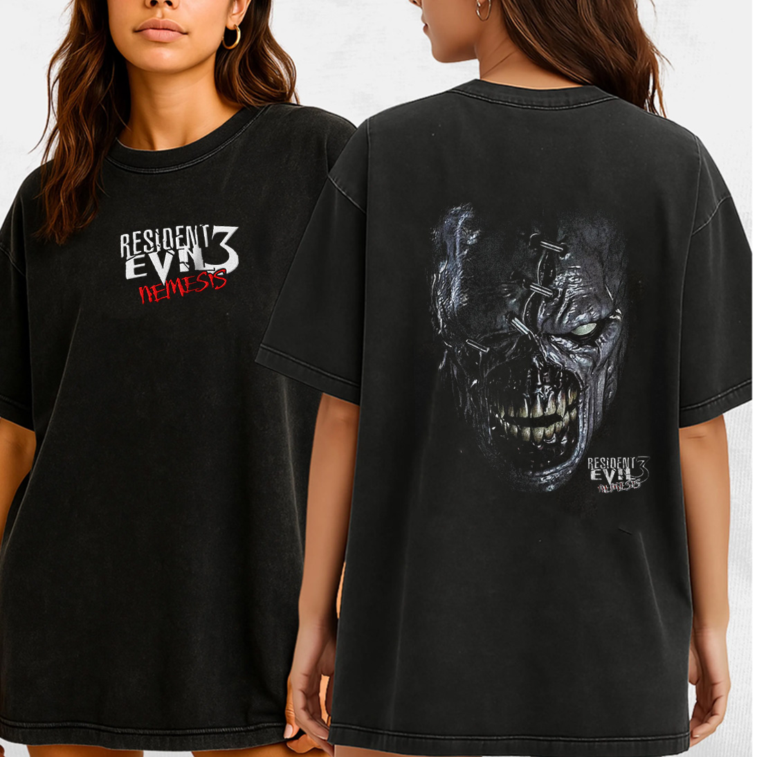 Resident Evil 3 Double Retro Washed T-Shirt