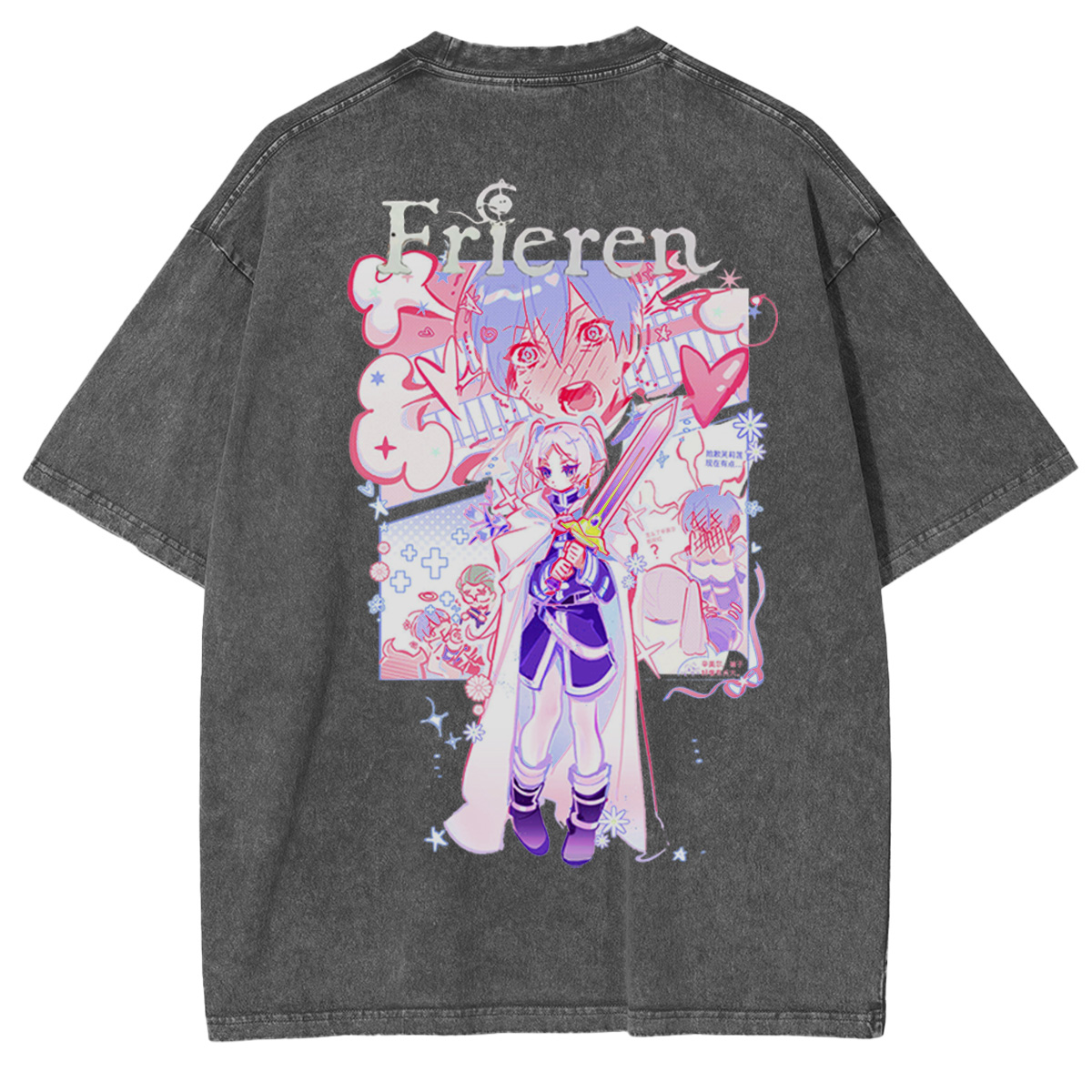 Frieren Retro Washed T-Shirt