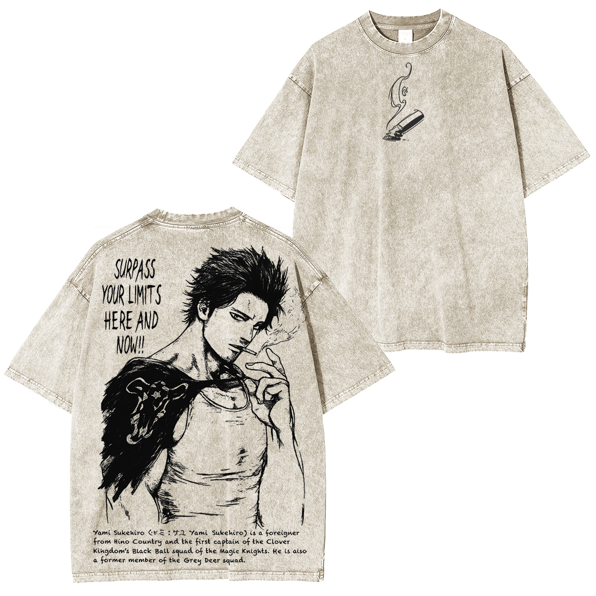 Yamisukehiro Black Clover Anime T-Shirt