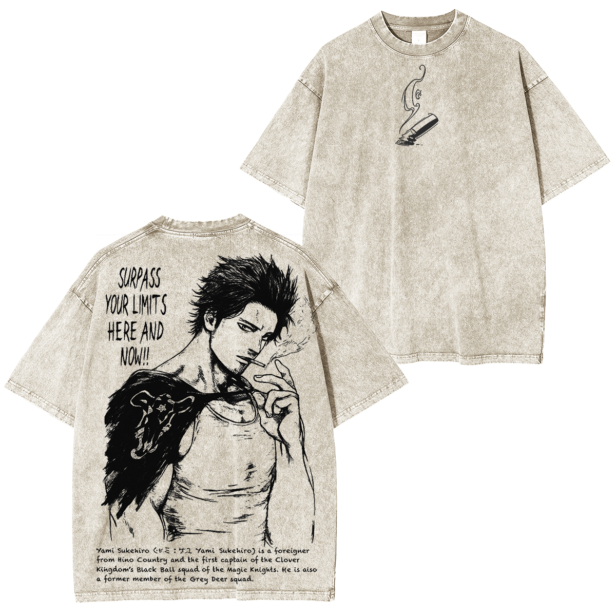 Yamisukehiro Black Clover Anime T-Shirt