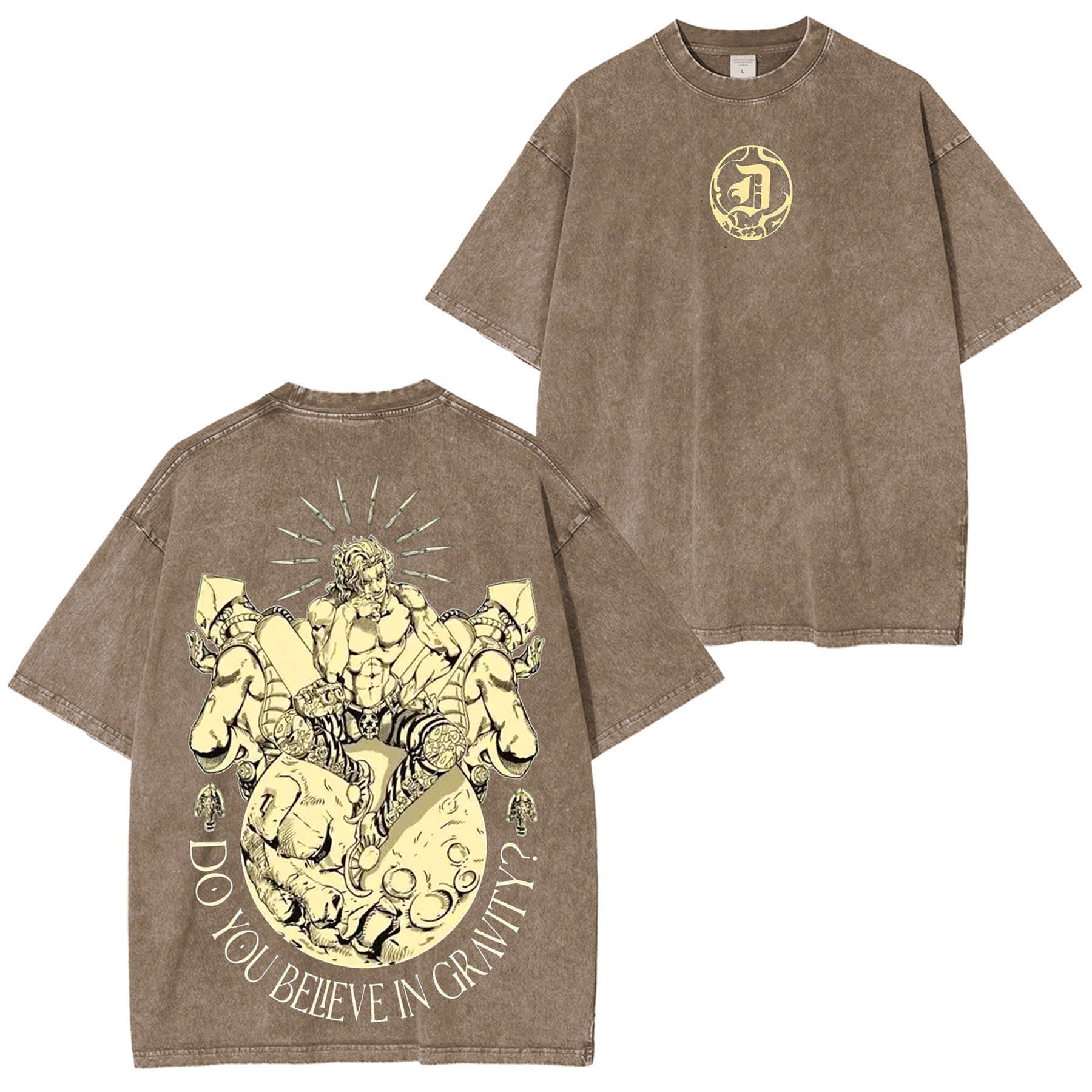Dio Brando,Jojo Anime Oversized T-shirt/Crewneck/Hoodie