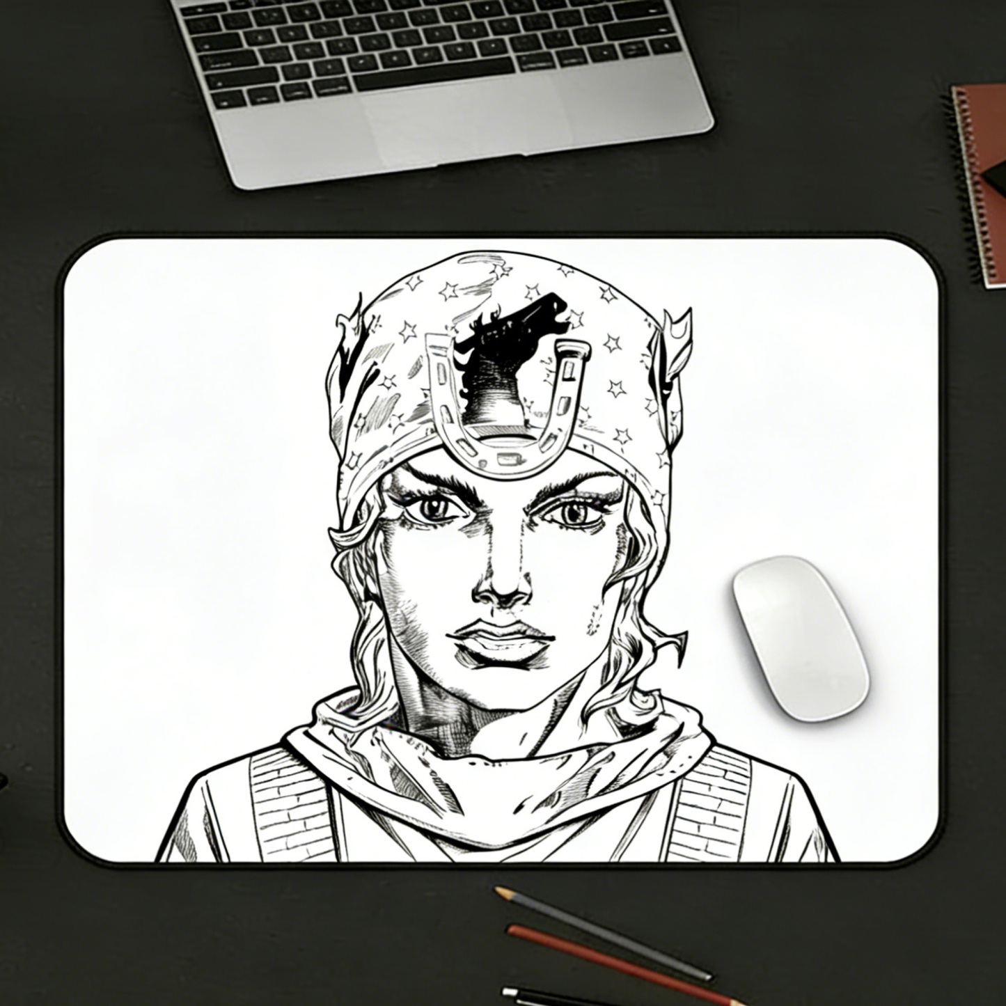 Jojo's Bizzare Adventure : Jhonny Joestar Mouse Pad
