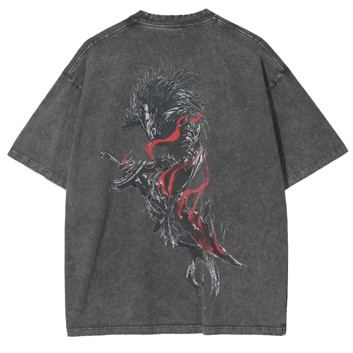 Elden Ring Maliketh The Black Blade Vintage Washed Unisex T-Shirt