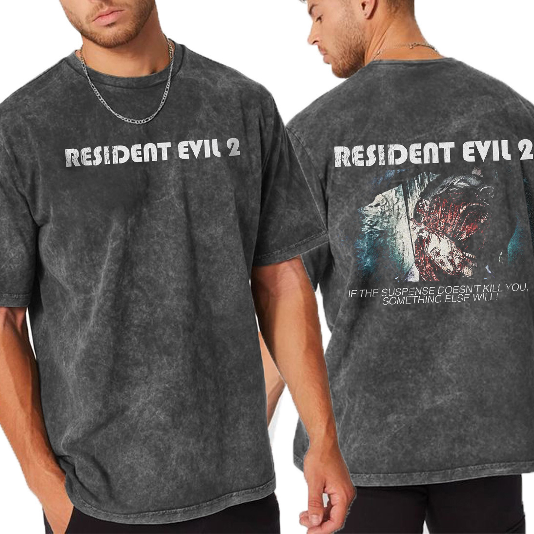 Resident Evil 2 Double Retro Washed T-Shirt
