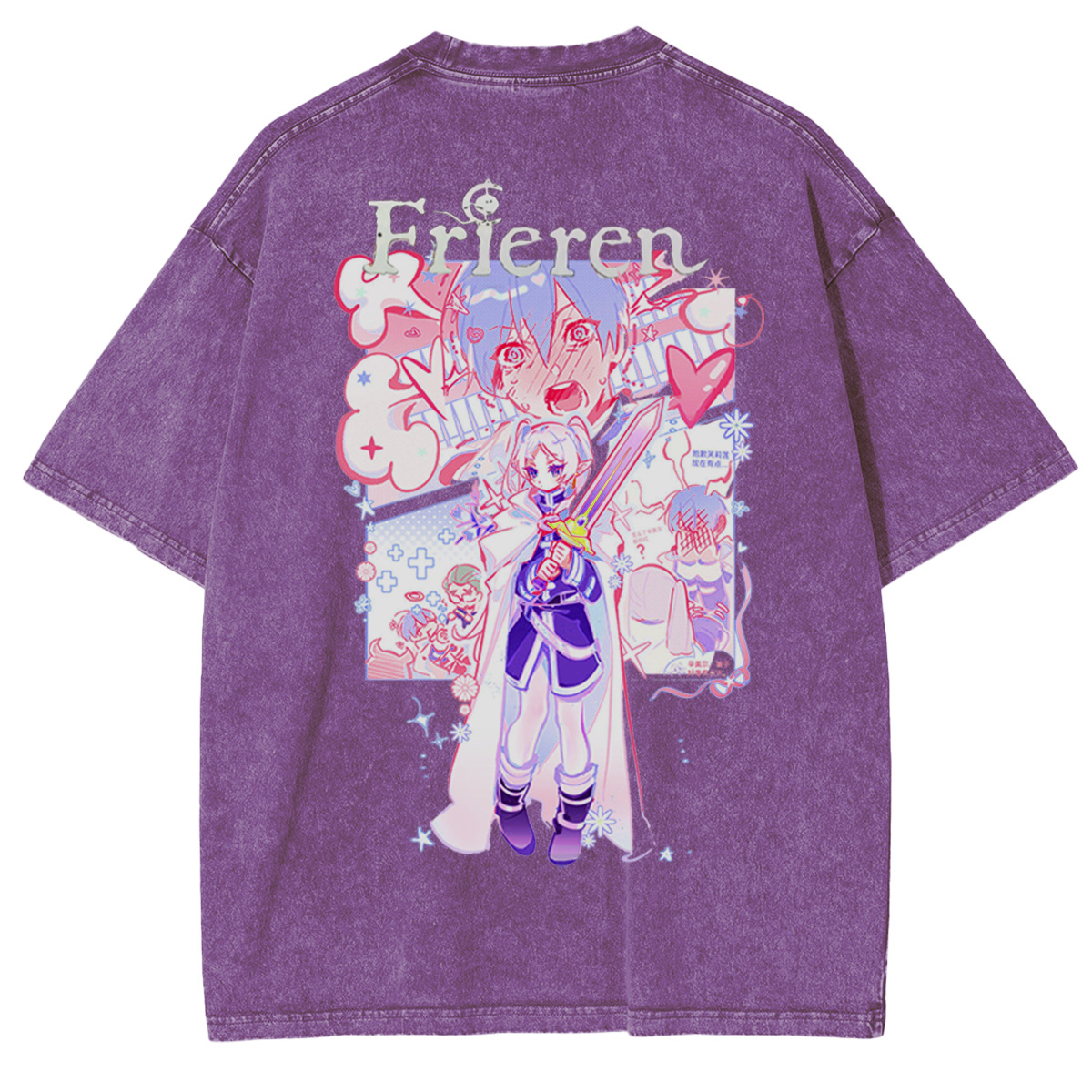 Frieren Retro Washed T-Shirt