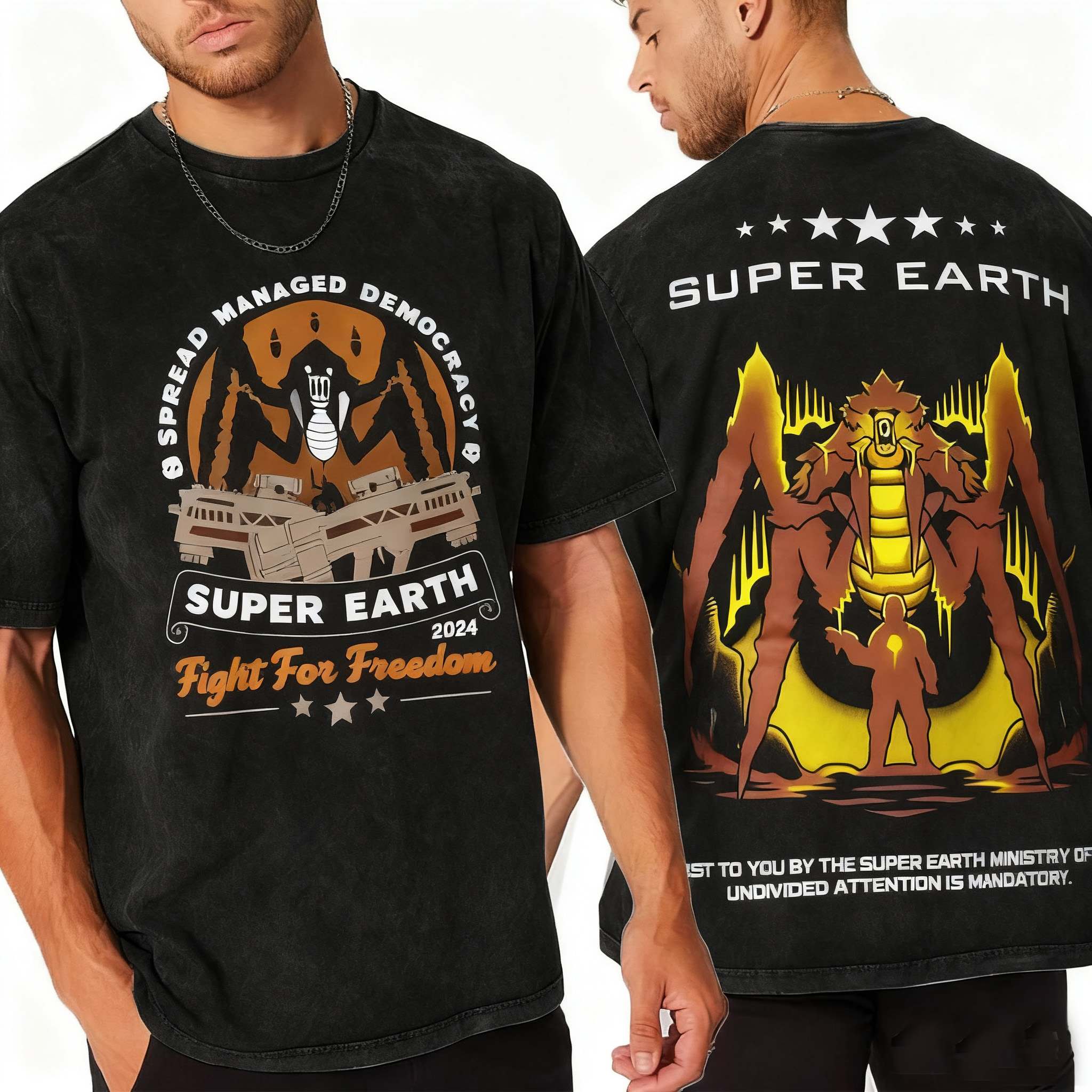 Helldivers 2 Washed Unisex T-Shirt