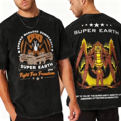 Helldivers 2 Washed Unisex T-Shirt