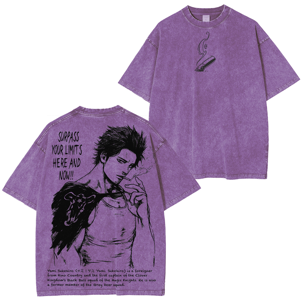 Yamisukehiro Black Clover Anime T-Shirt