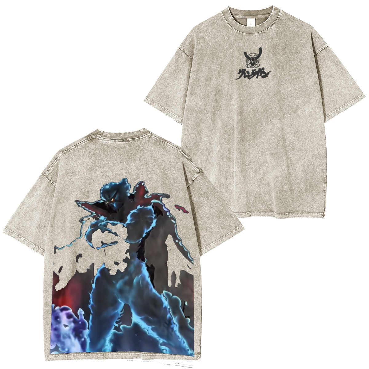 Gurren Lagann Unisex Washed T-Shirt