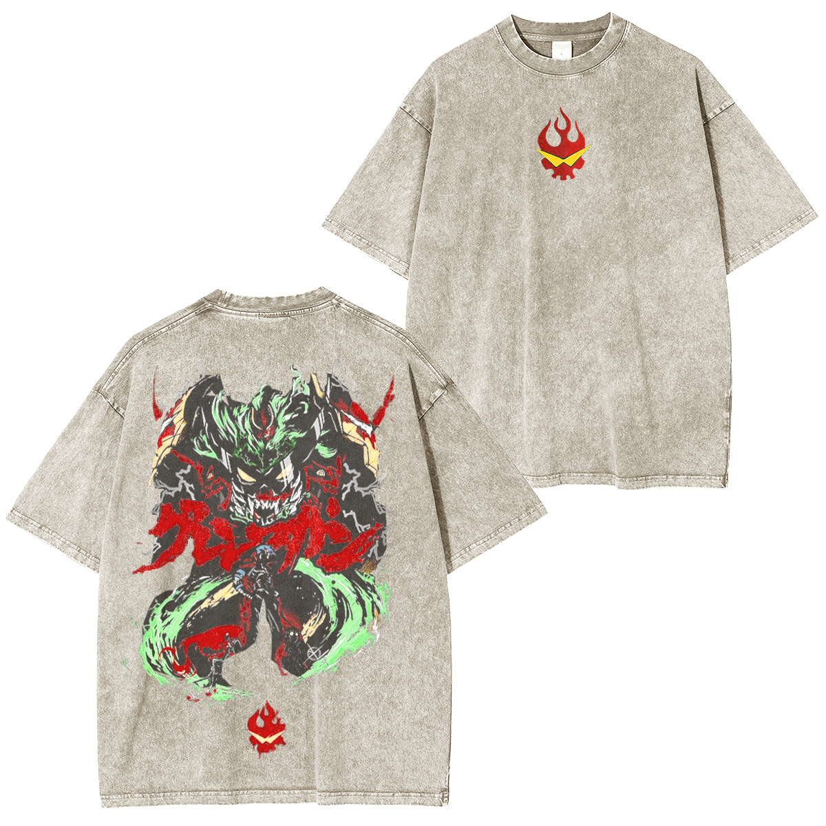 Gurren Graffiti Washing Tee