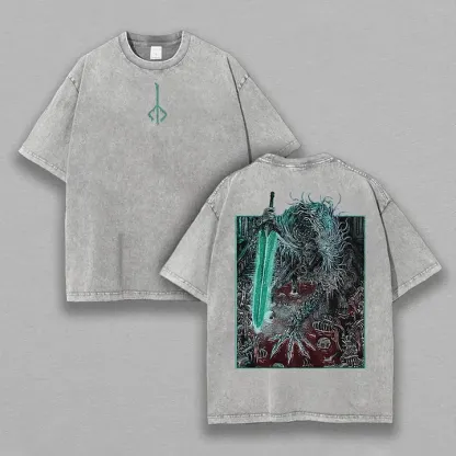 Bloodborne Ludwig The Accursed Printed Unisex Washed T-Shirt
