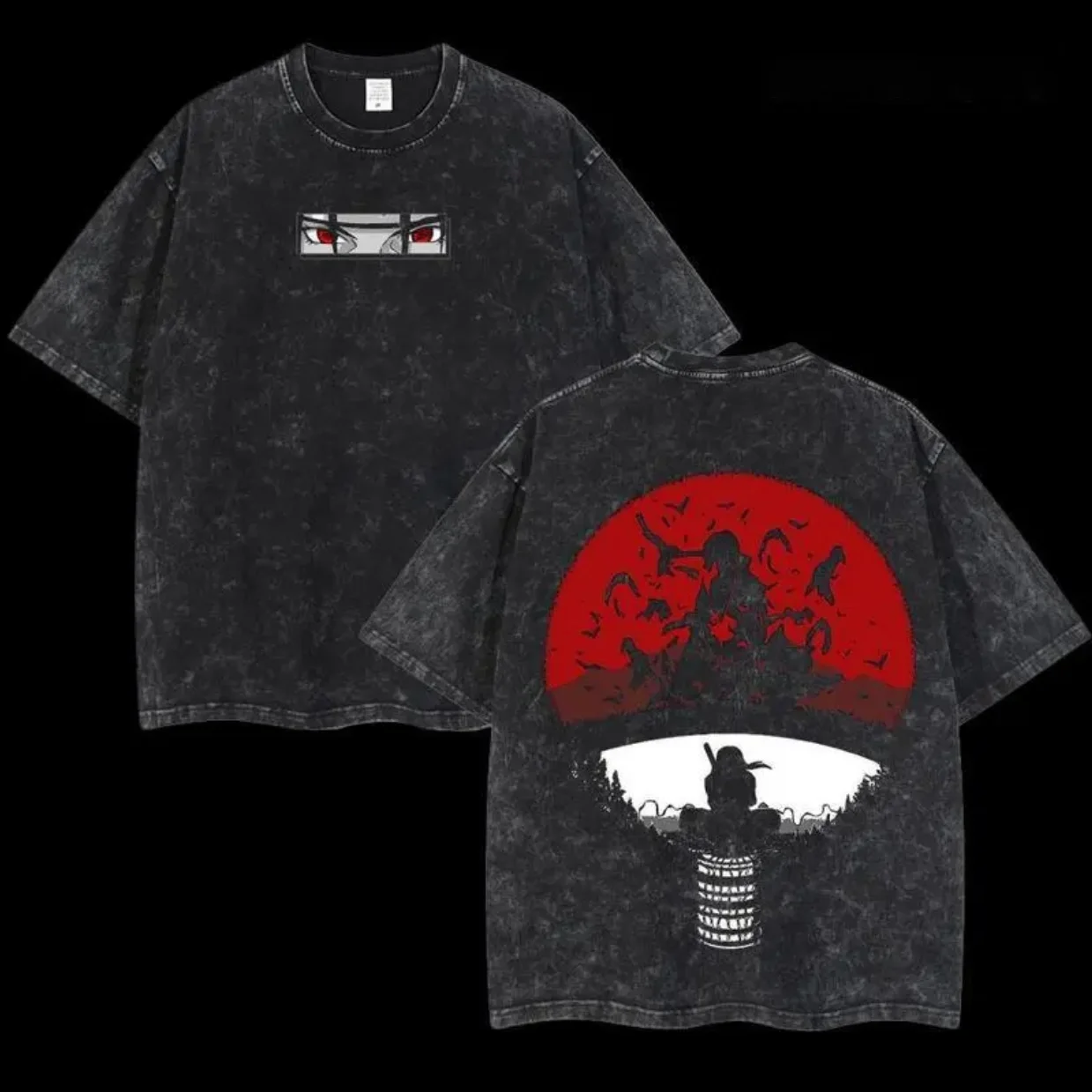 Naruto Printed Unisex Washed T-Shirt