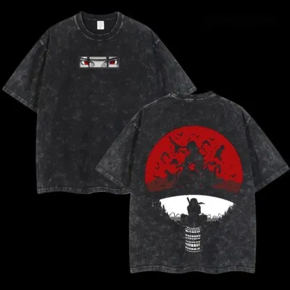 Naruto Printed Unisex Washed T-Shirt