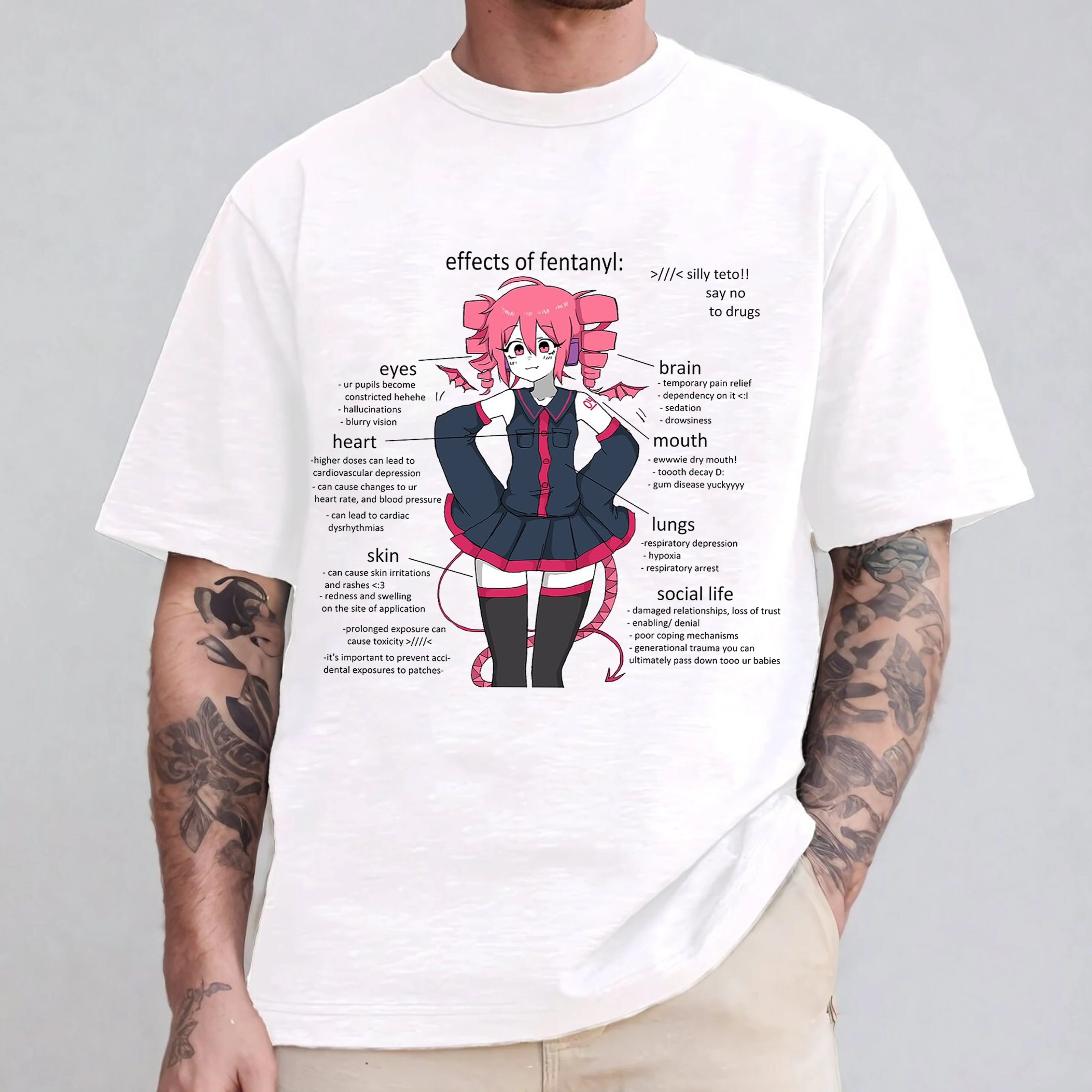 Kasane Teto Funny Graphic Oversize Unisex Shirts/Crewneck/Hoodie
