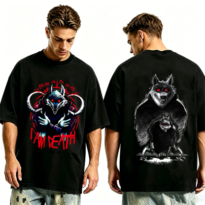 The Wolf Vintage Oversized T-shirt/Crewneck/Hoodie