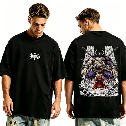 Unleashing Sun God Gear 5One Piece  Oversized T-shirt/Crewneck/Hoodie