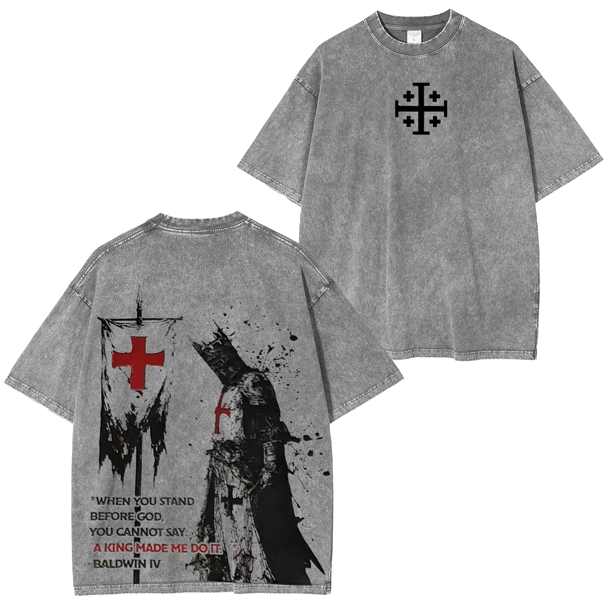 Baldwin IV Washed T-shirt/Crewneck/Hoodie