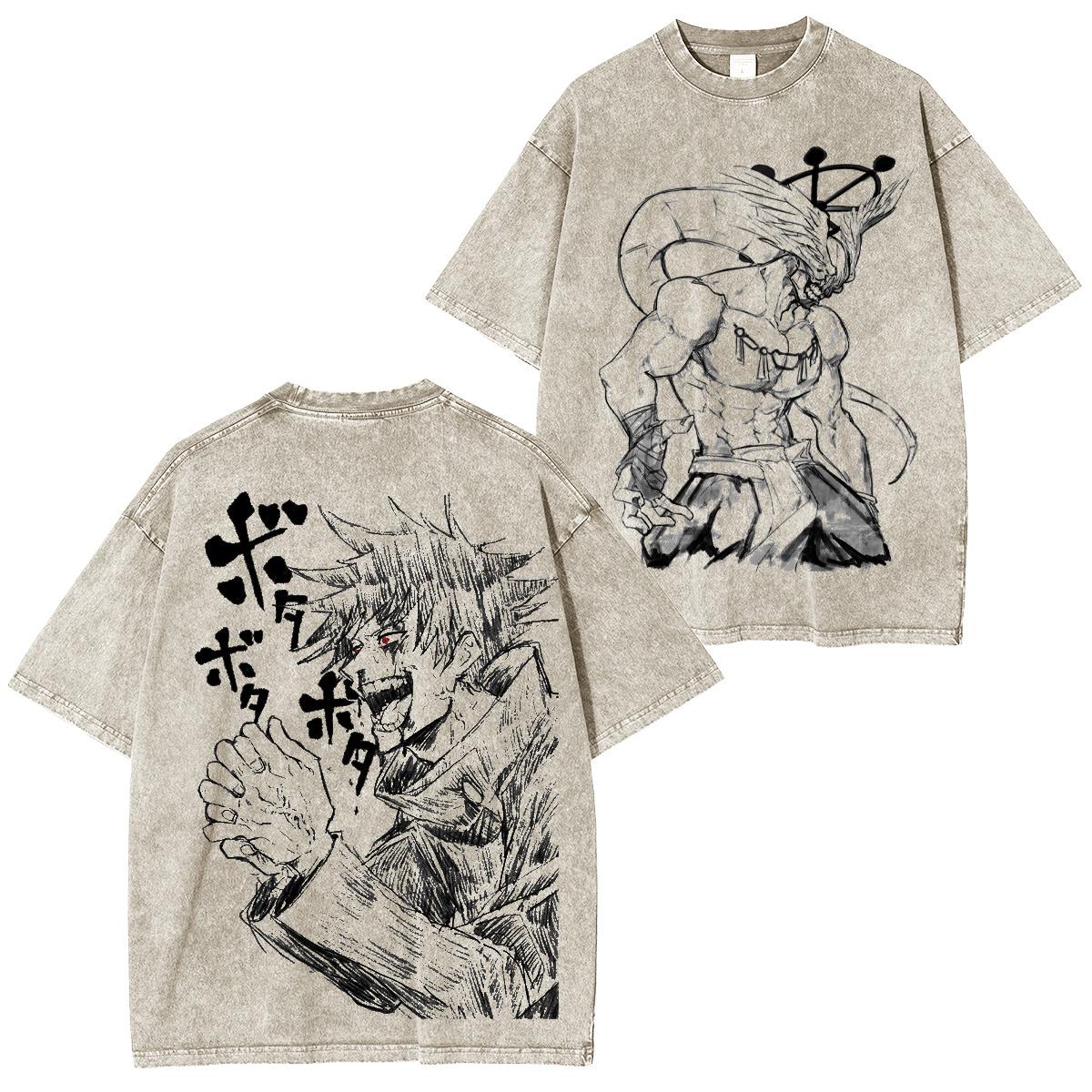 Mahoraga Jujutsu Kaisen Anime Oversized T-shirt/Crewneck/Hoodie