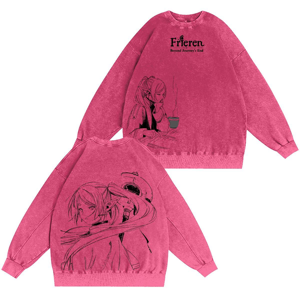 Frieren: Beyond Journey's End Washed T-shirt/Crewneck/Hoodie