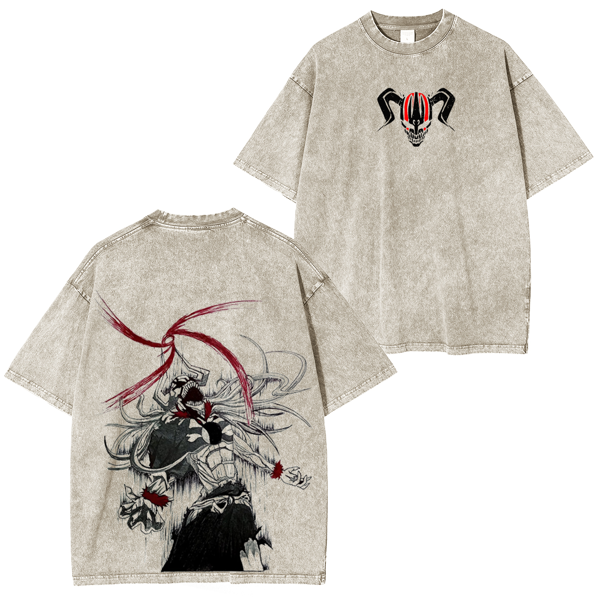 Bleach Ichigo Kurosaki Anime Washed T-shirt/Crewneck/Hoodie