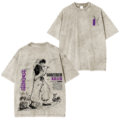 Jujutsu Kaisen Anime Washed T-shirt/Crewneck/Hoodie