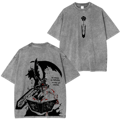 Black Clover Washed T-shirt/Crewneck/Hoodie