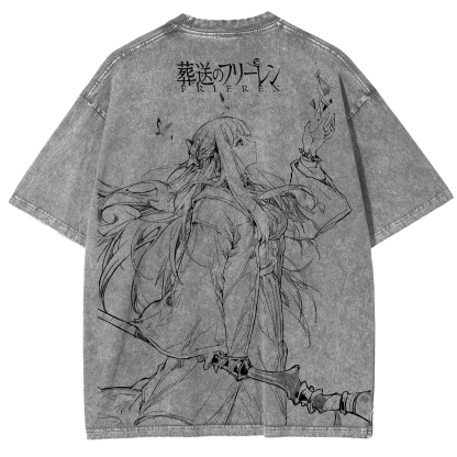 Frieren: Beyond Journey's End Vintage Washed Tee