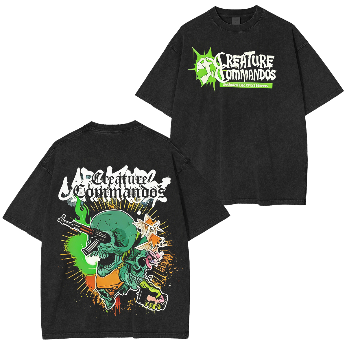 Creature Commandos Washed T-shirt/Crewneck/Hoodie