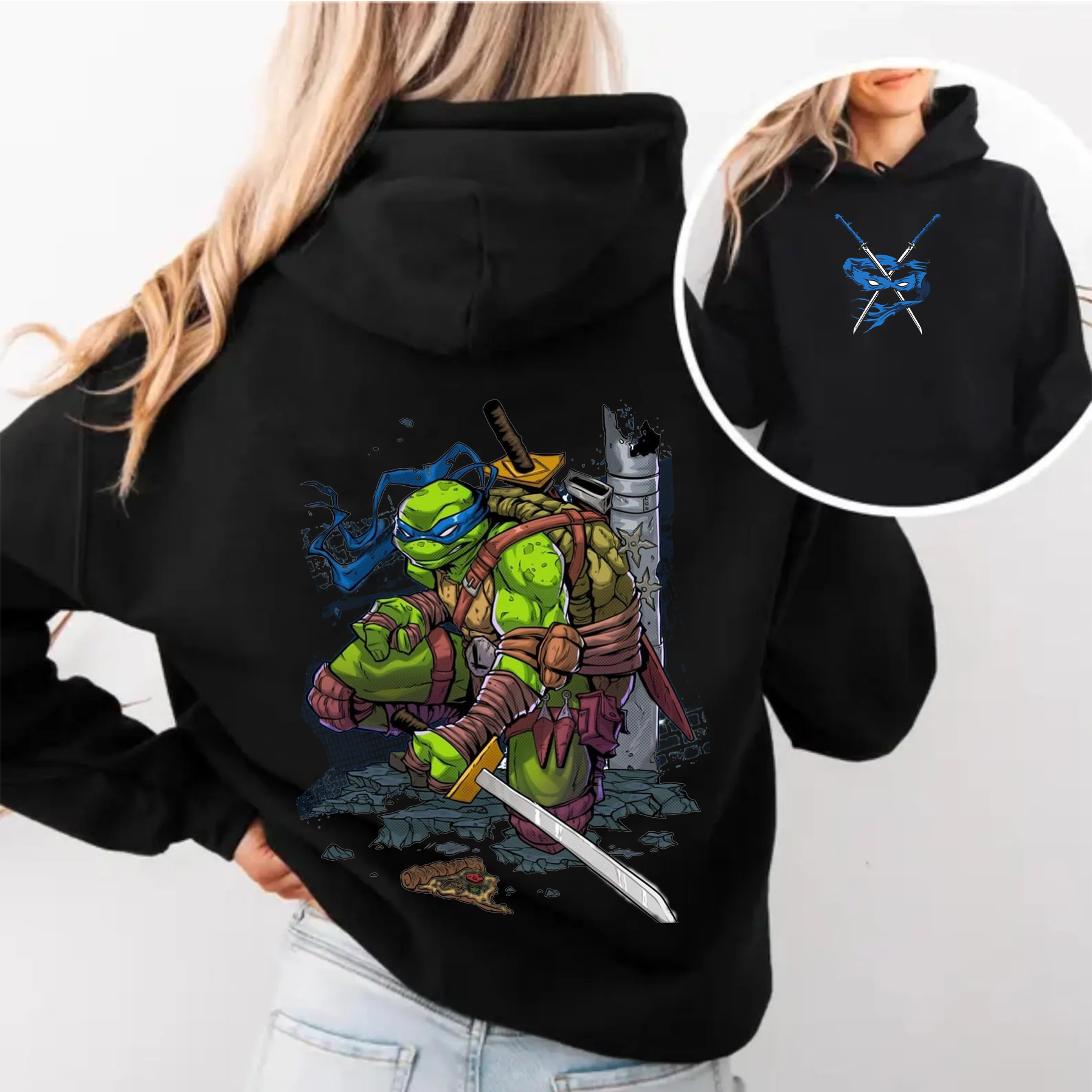 Leonardo-Teenage Mutant Ninja Turtles Unisex T-shirt/Crewneck/Hoodie