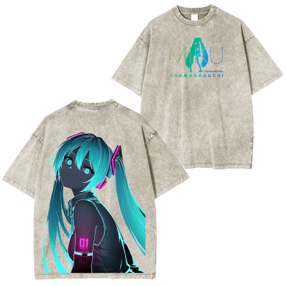 Hatsune Miku Vintage Washed T-shirt/Crewneck/Hoodie