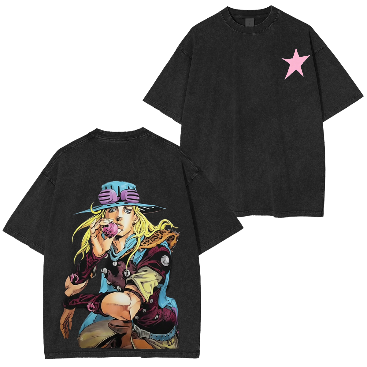 JoJo’s Bizarre Adventure: Steel Ball Run Washed T-shirt/Crewneck/Hoodie