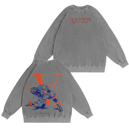 Guido Mista JoJo's Bizarre Adventure Oversized T-shirt/Crewneck/Hoodie