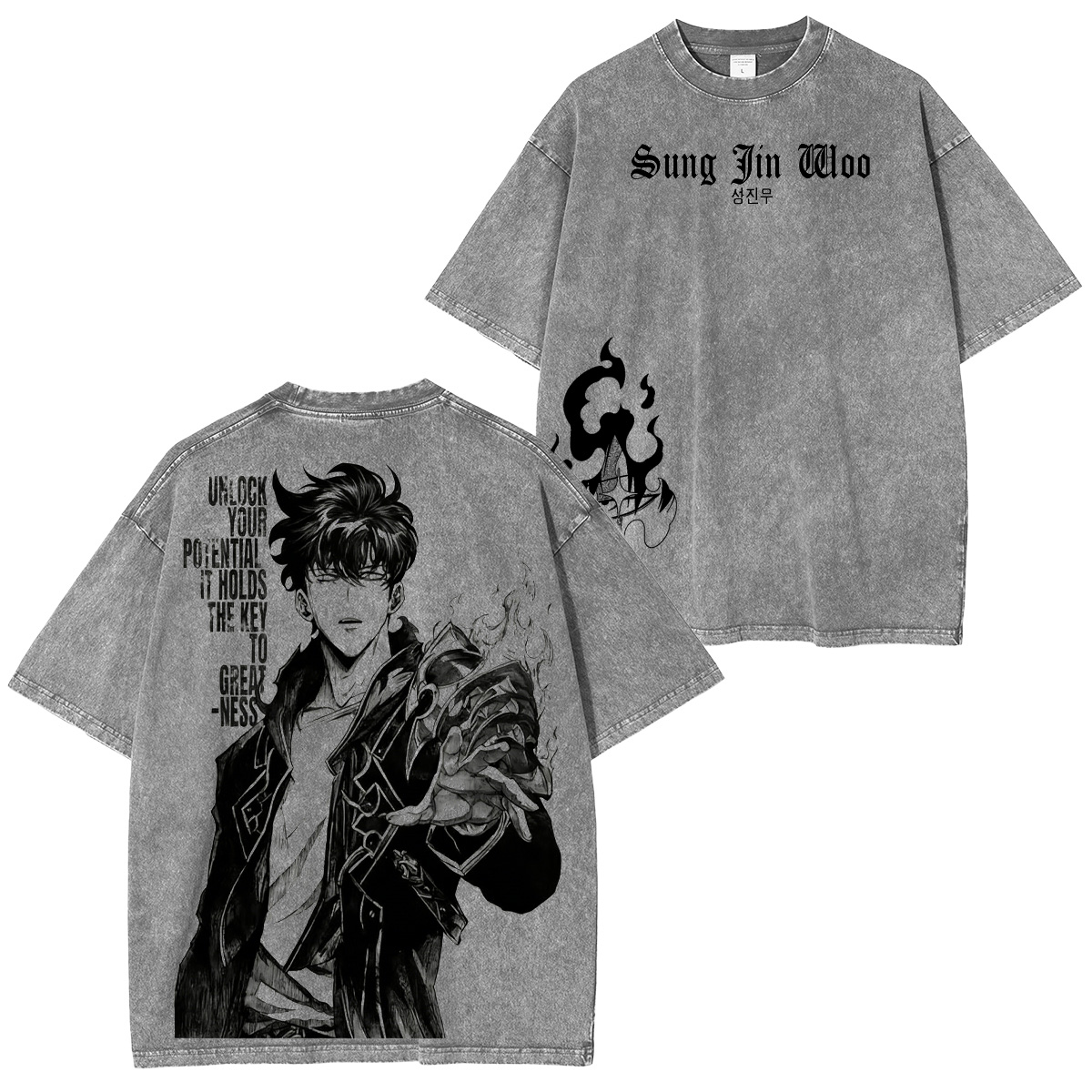 Sung Jin woo Solo Leveling Oversized T-shirt/Crewneck/Hoodie