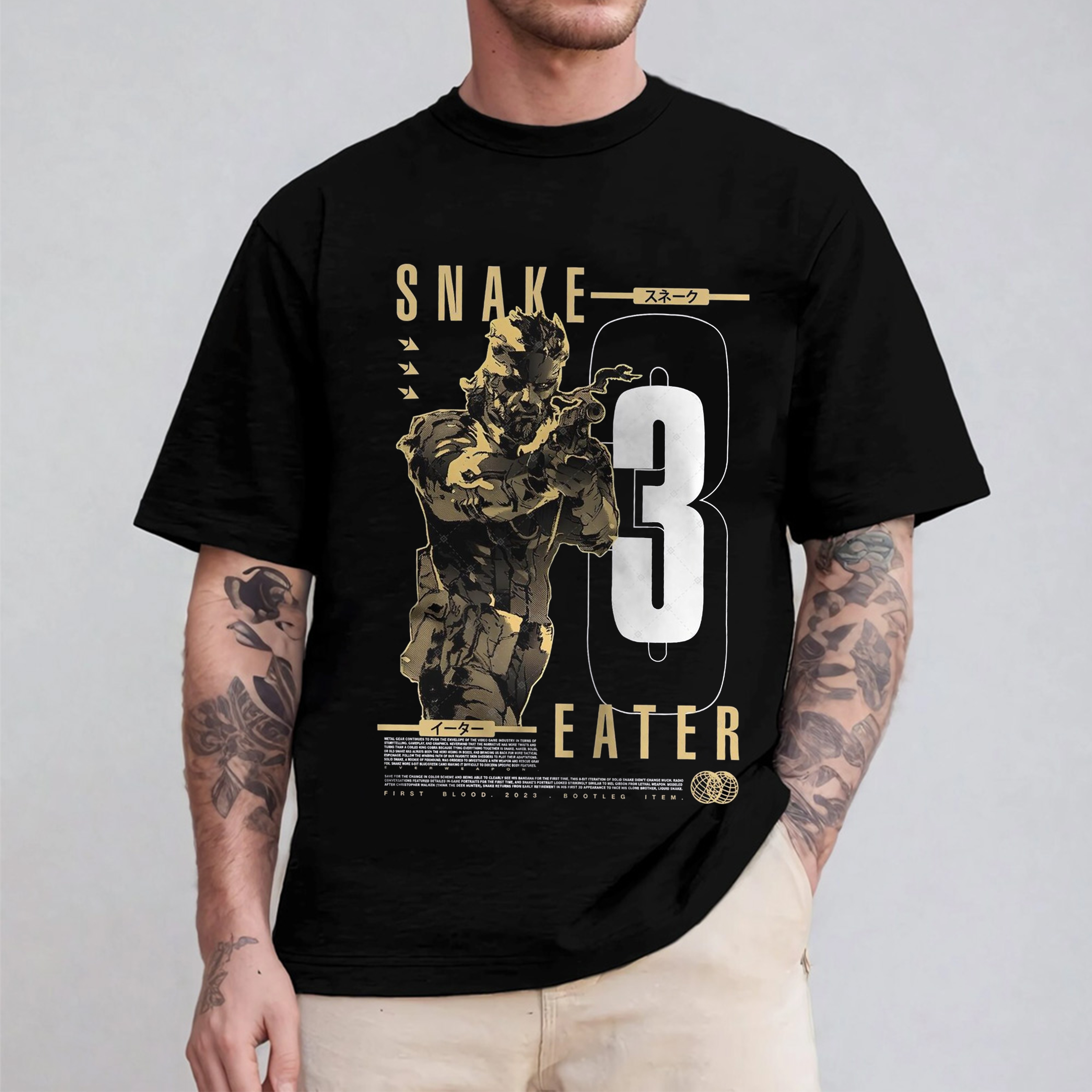 Metal Gear Solid Game Creative T-shirt