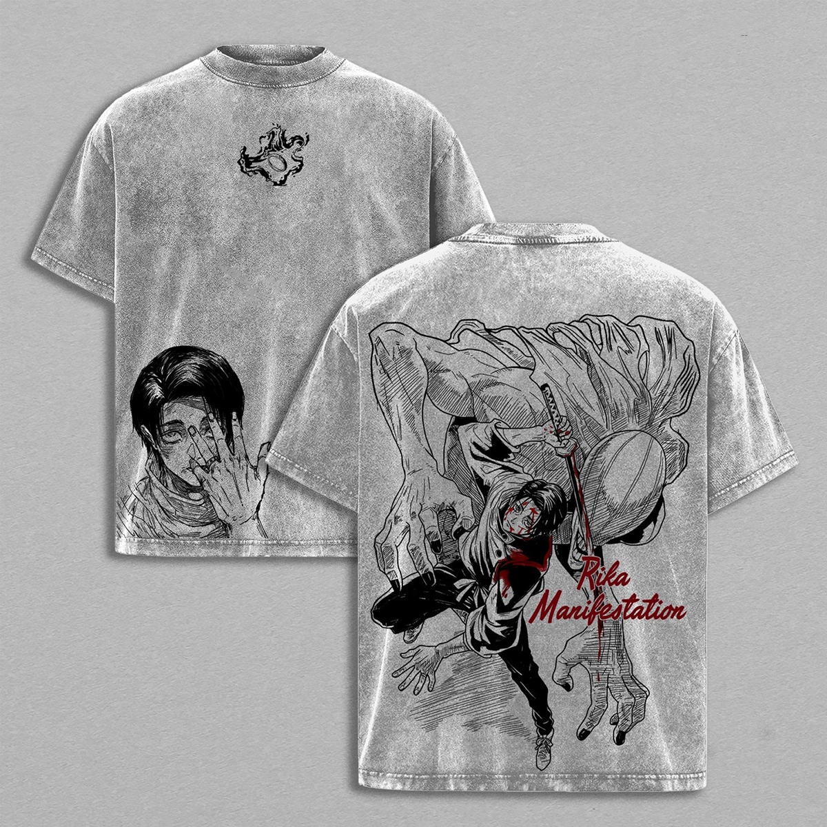 Jujutsu Kaisen Vintage Unisex  Washed T-Shirt