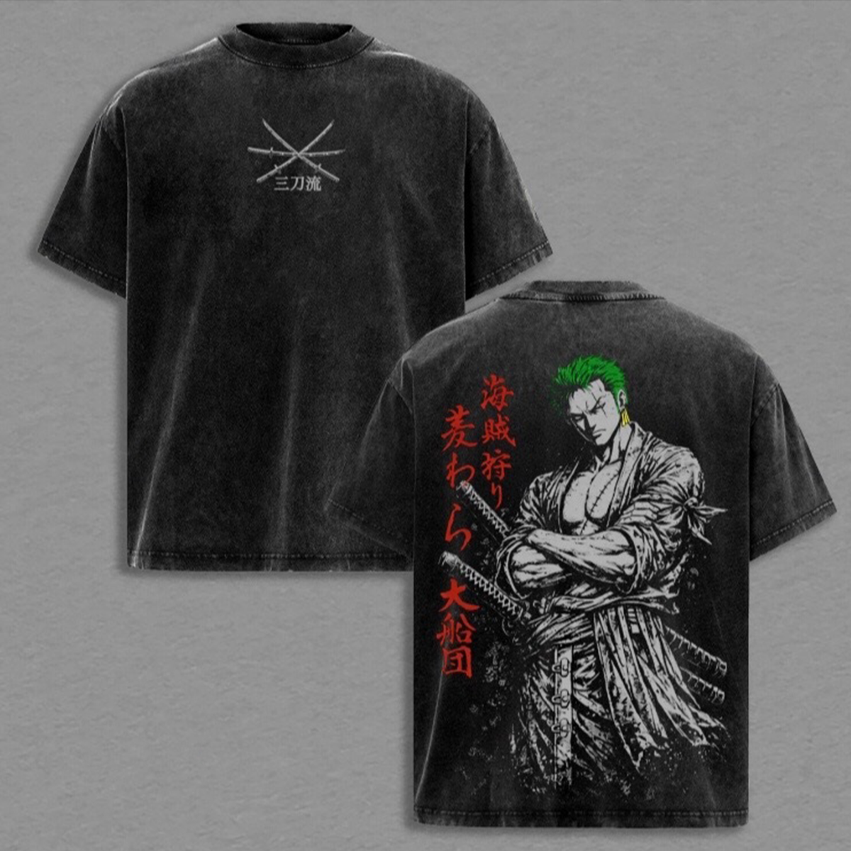 One Piece  Vintage Unisex  Washed T-Shirt