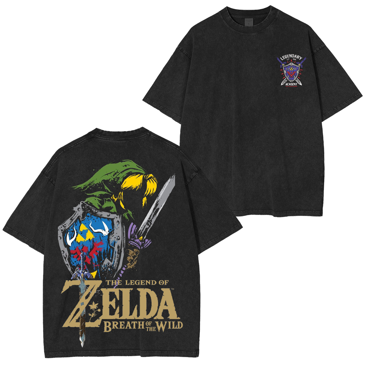 The Legend of Zelda: Breath of the Wild Unisex Washed T-Shirt