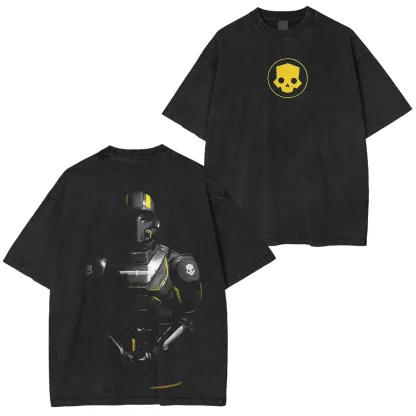 Helldivers 2  Unisex Washed T-Shirt