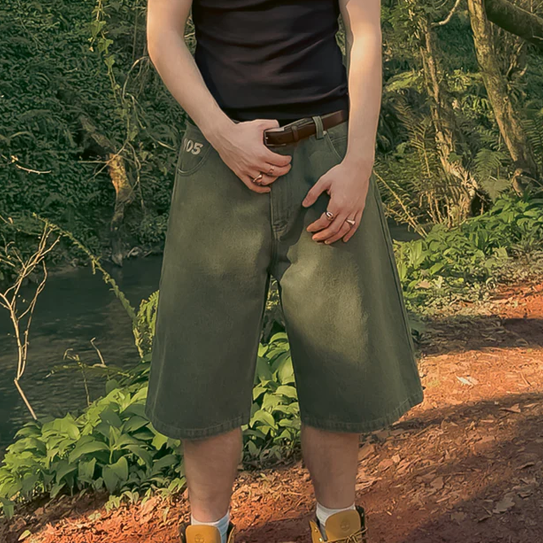 Hunter x Hunter Baggy Denim Short