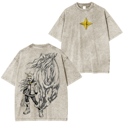 Uma Musume: Cinderella Gray Vintage Washed T-shirt/Crewneck/Hoodie