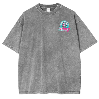 Hatsune Miku Vintage Style Oversize T-Shirt