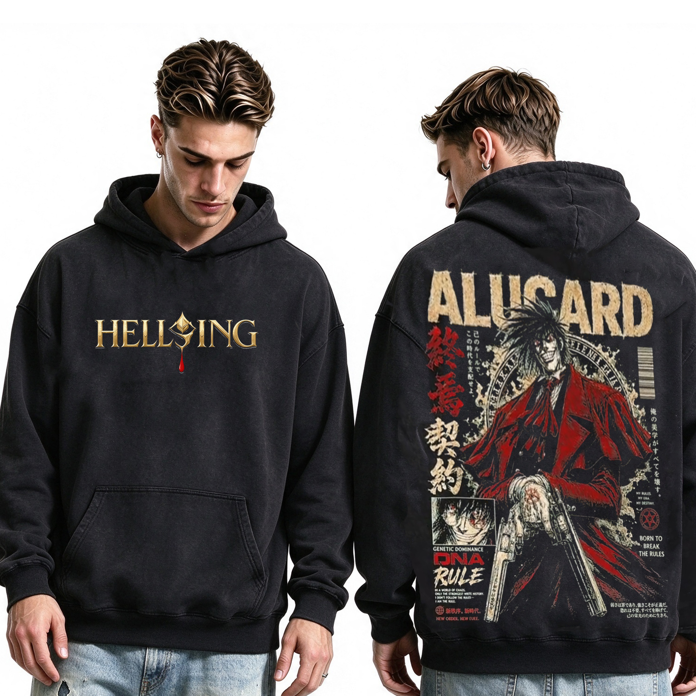 Alucard Hellsing Oversized T-shirt/Crewneck/Hoodie